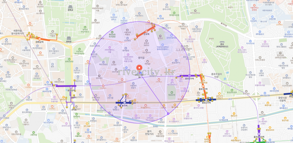 반경500m