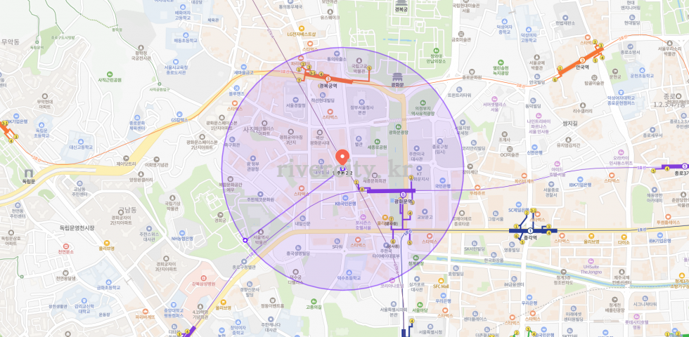 반경500m
