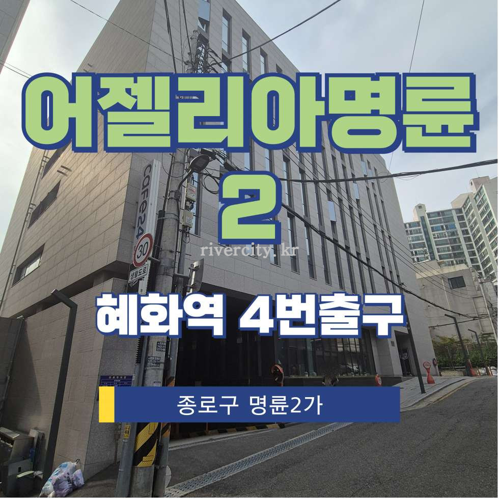 서울 종로구 명륜2가 8 [명륜2가/어젤리아명륜2] 혜화역 사무실 임대 월세 매물번호 15861 사진 1