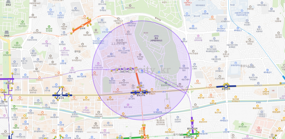 반경500m
