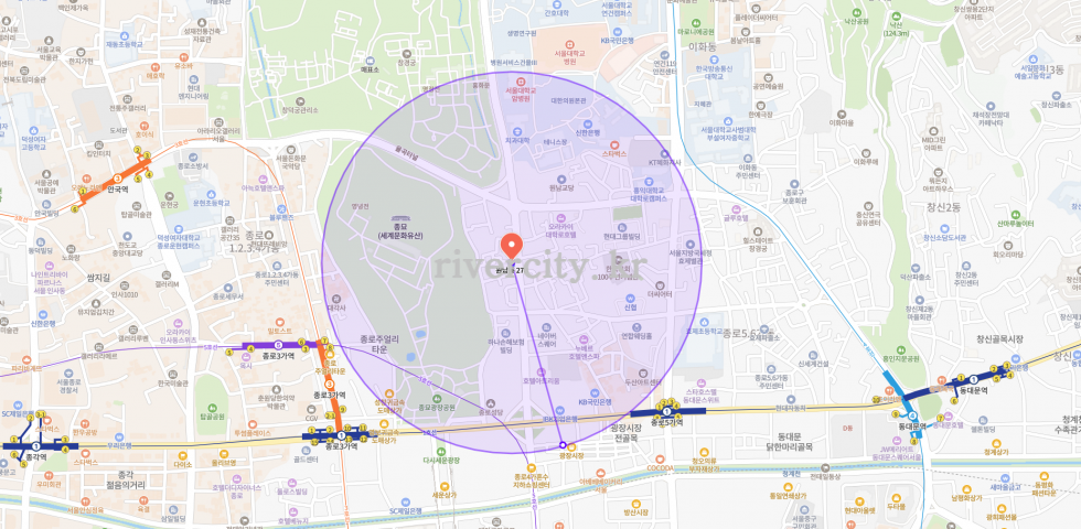 반경500m