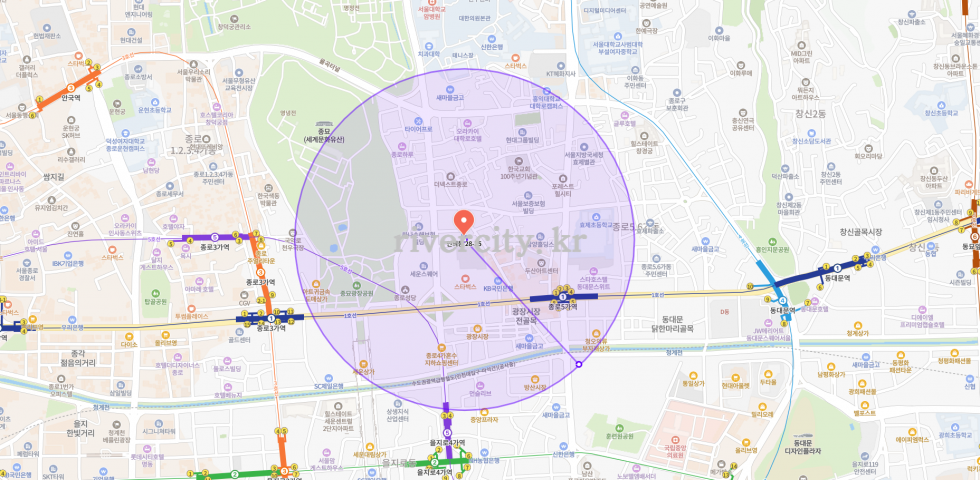 반경500m