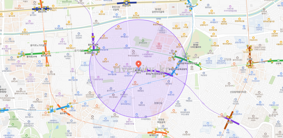 반경500m