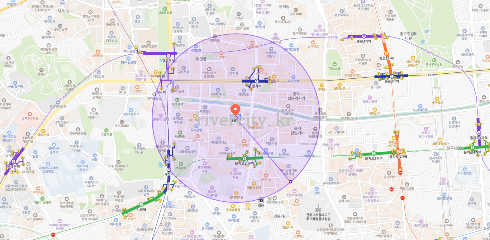반경500m