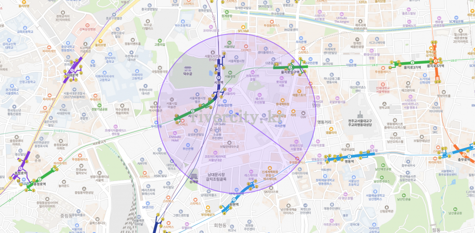 반경500m