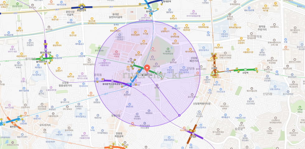 반경500m