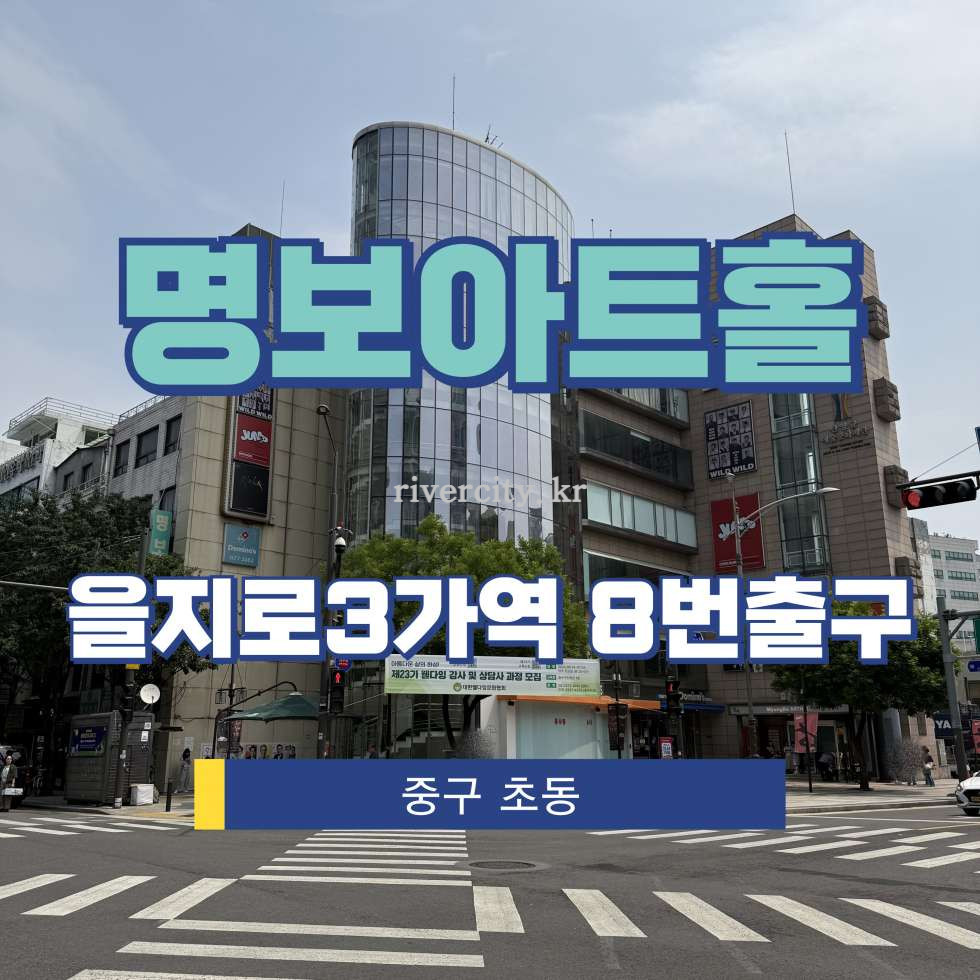 서울 중구 초동 [초동/명보아트홀] 을지로3가역 상업시설 임대 월세 매물번호 17262 사진 1