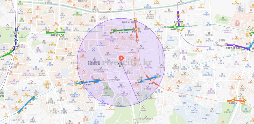 반경500m