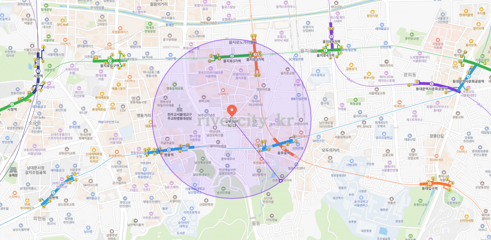 반경500m