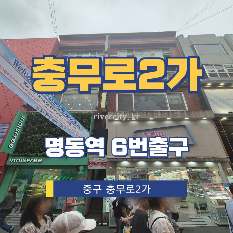 서울 중구 충무로2가 66-21 [충무로2가/충무로2가] 명동역 사무실 임대 월세 매물번호 15484 사진 1