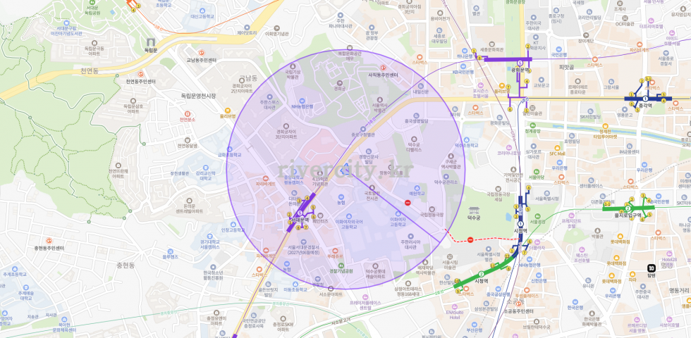 반경500m