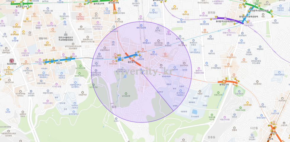 반경500m