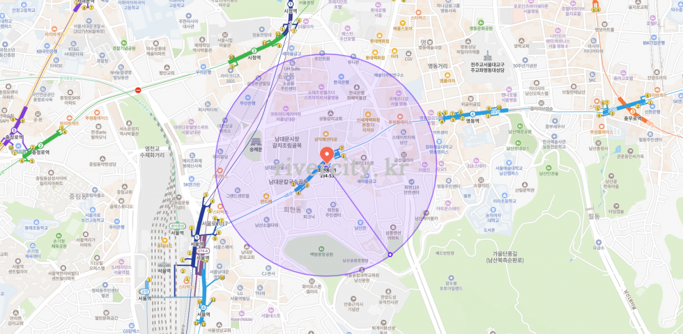 반경500m