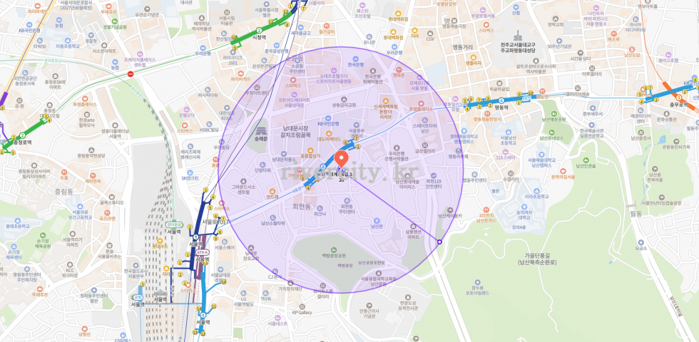 반경500m