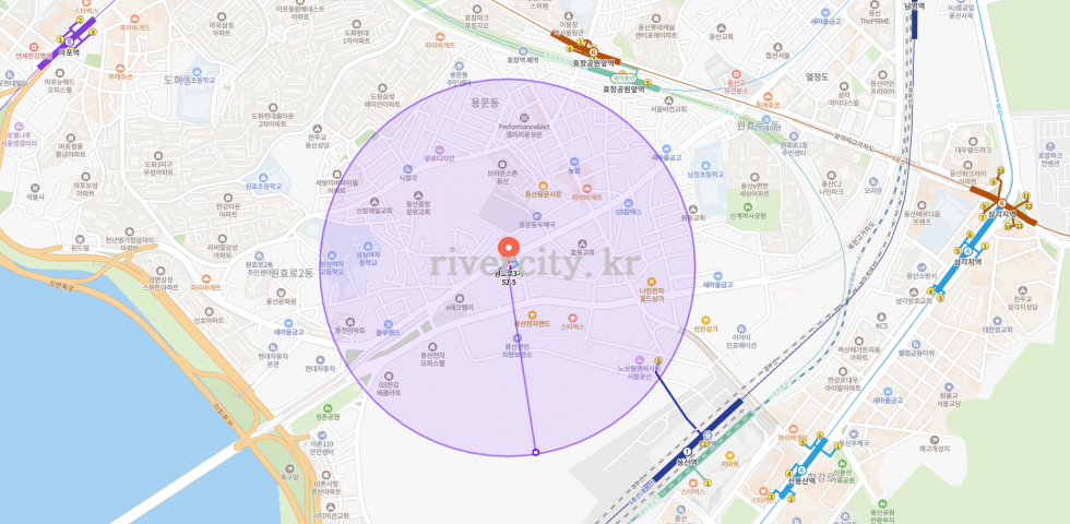 반경500m