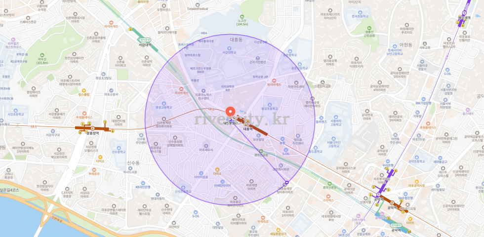 반경500m