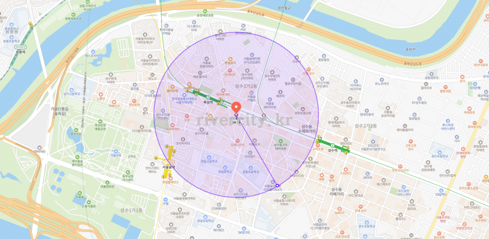 반경500m