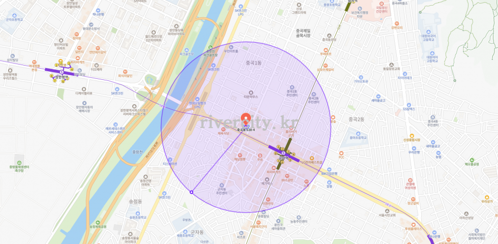 반경500m