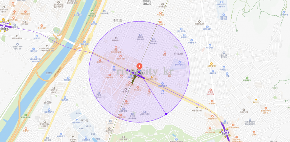 반경500m