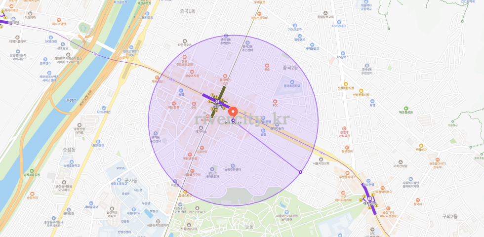 반경500m