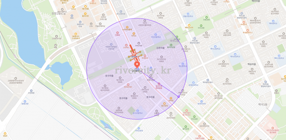 반경500m