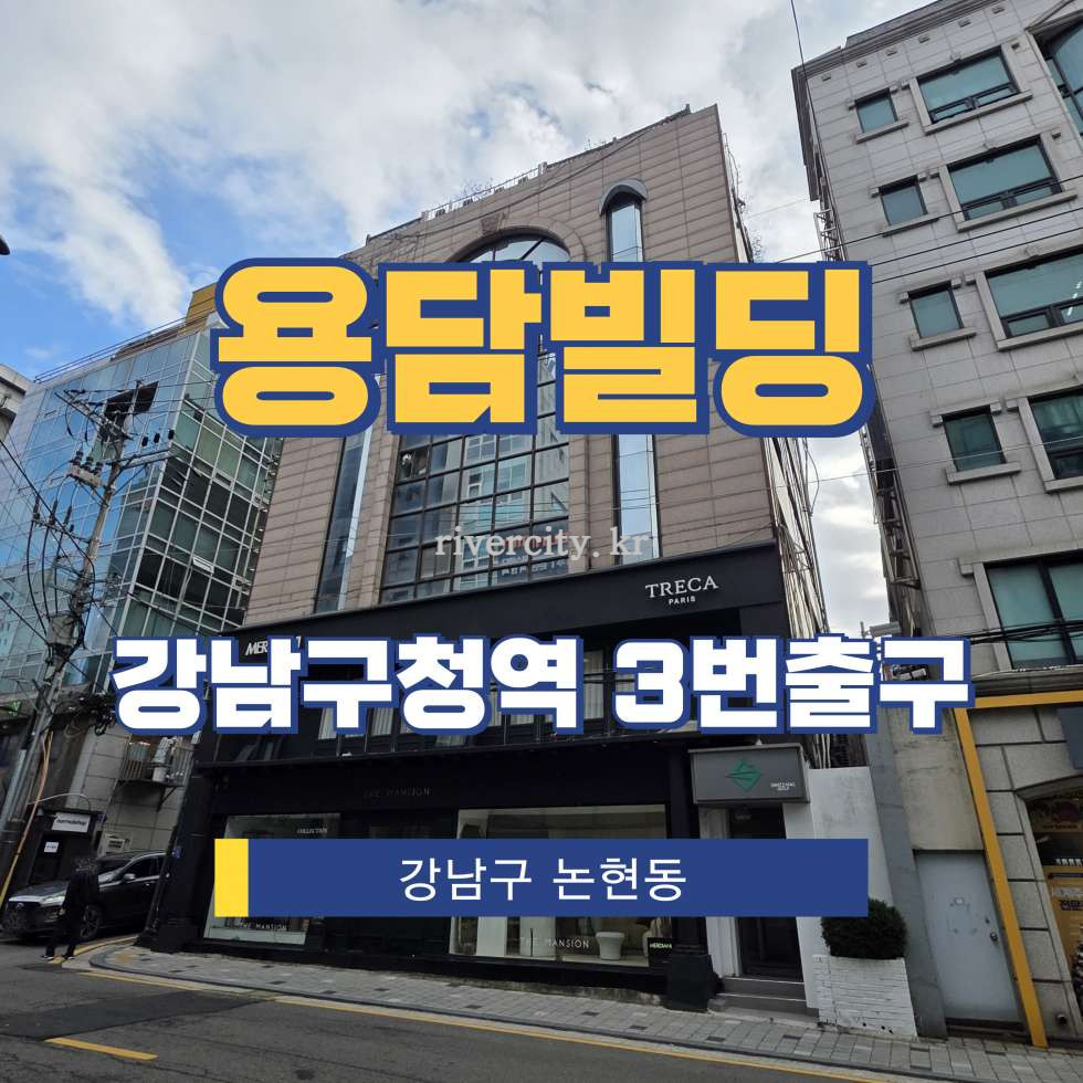 서울 강남구 논현동 101-12 [논현동/용담빌딩] 강남구청역 사무실 임대 월세 매물번호 16892 사진 1