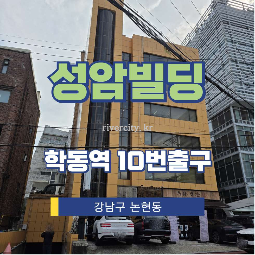 서울 강남구 논현동 115-22 [논현동/성암빌딩]강남구청역 사무실 임대 월세 매물번호 12869 사진 1