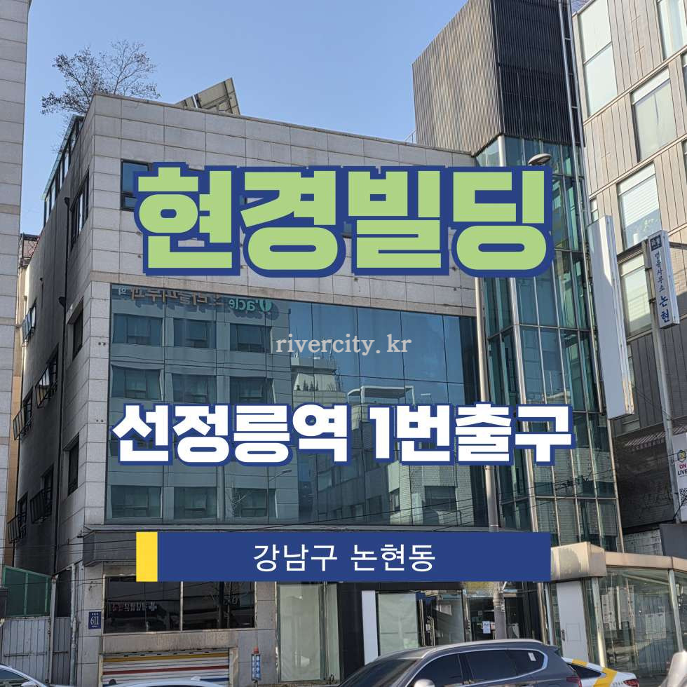 서울 강남구 논현동 268-13 [논현동/현경빌딩] 선정릉역 사무실 임대 월세 매물번호 16982 사진 1