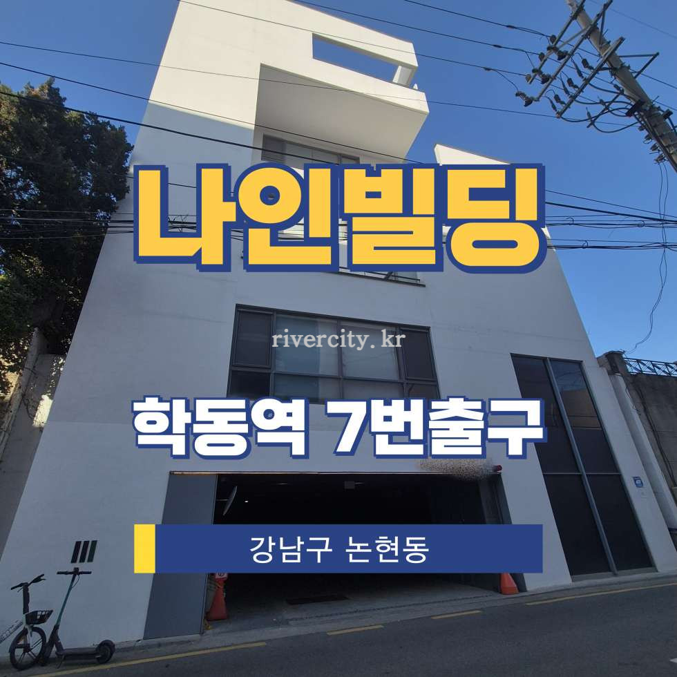 서울 강남구 논현동 28-2 [논현동/나인빌딩] 학동역 통임대 월세 매물번호 16718 사진 1