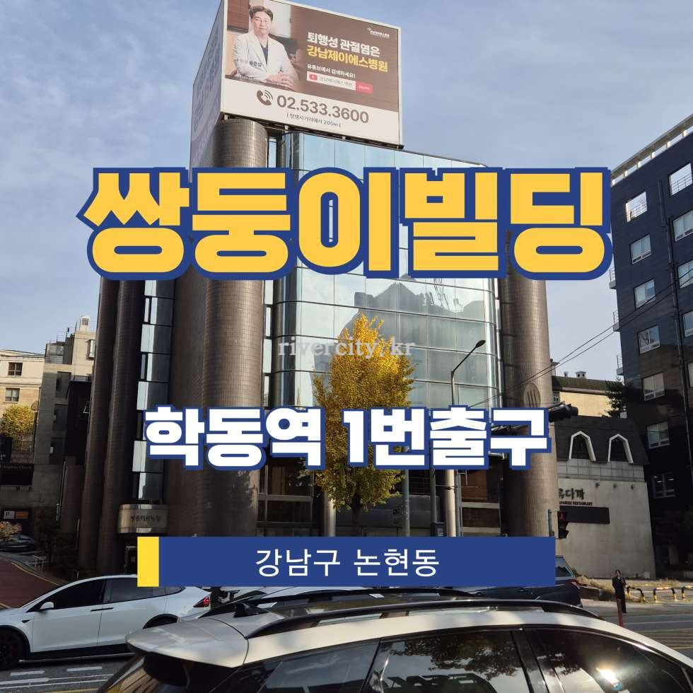서울 강남구 논현동 249 [논현동/쌍둥이빌딩] 학동역 사무실 임대 월세 매물번호 16515 사진 1