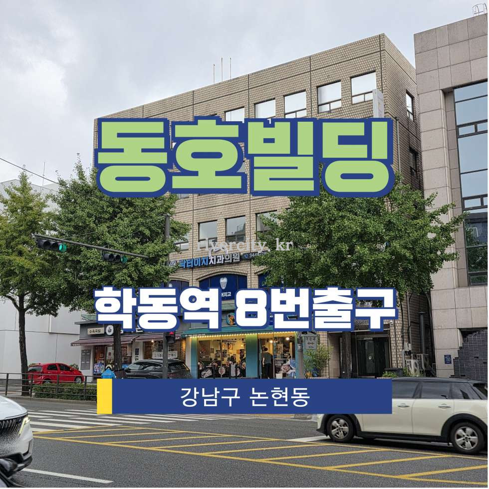 서울 강남구 논현동 81 [논현동/동호빌딩] 학동역 사무실 임대 월세 매물번호 15740 사진 1