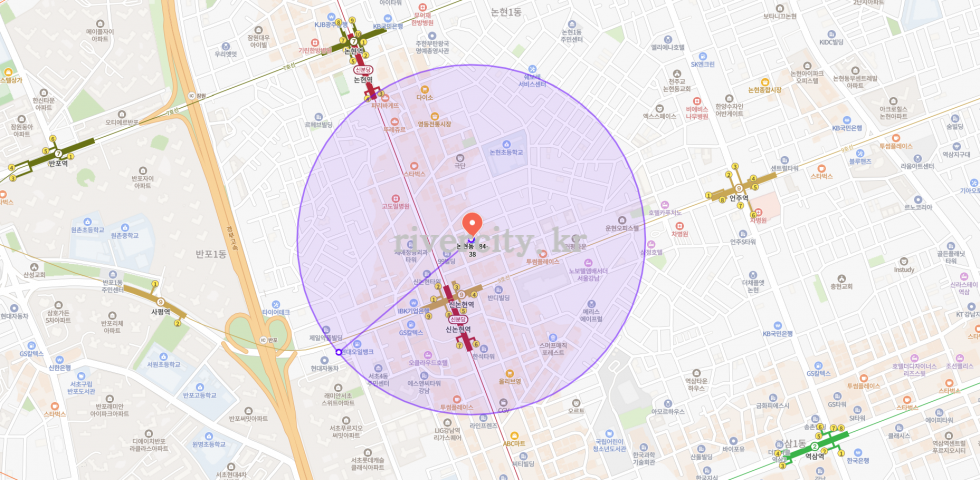 반경500m