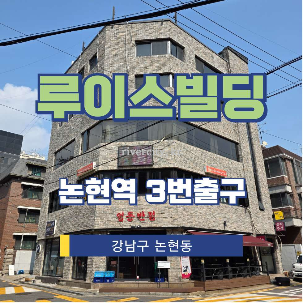 서울 강남구 논현동 160-11 [논현동/루이스빌딩] 논현역 사무실 임대 월세 매물번호 15906 사진 1