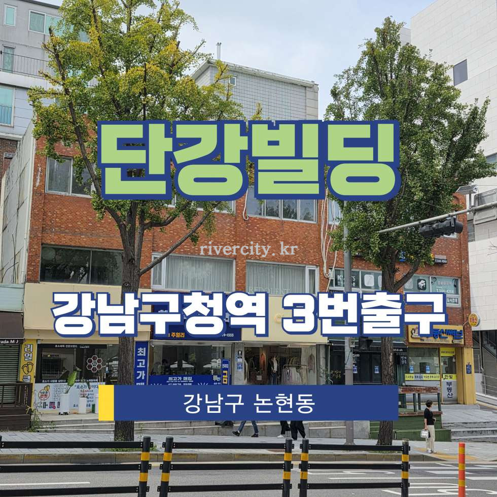 서울 강남구 논현동 111-36 [논현동/단강빌딩] 강남구청역 사무실 임대 월세 매물번호 15838 사진 1