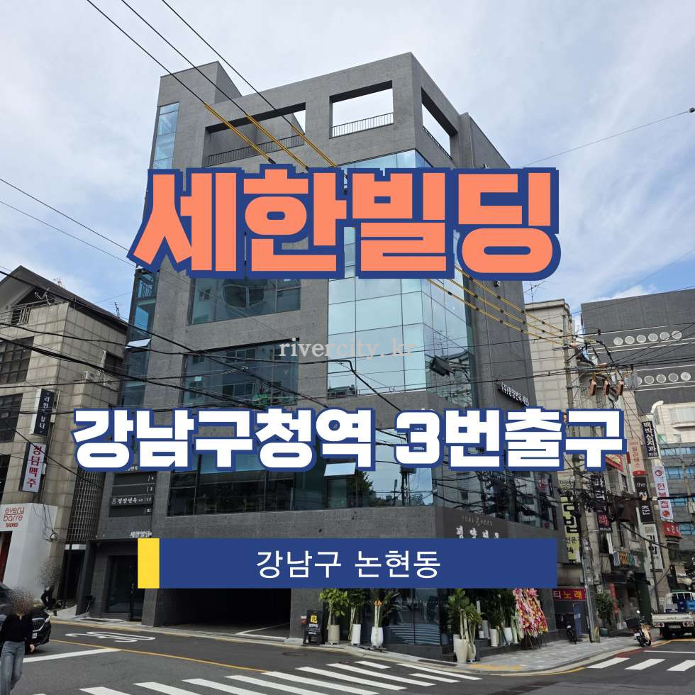 서울 강남구 논현동 96-10 [논현동/세한빌딩] 강남구청역 사무실 임대 월세 매물번호 15824 사진 1