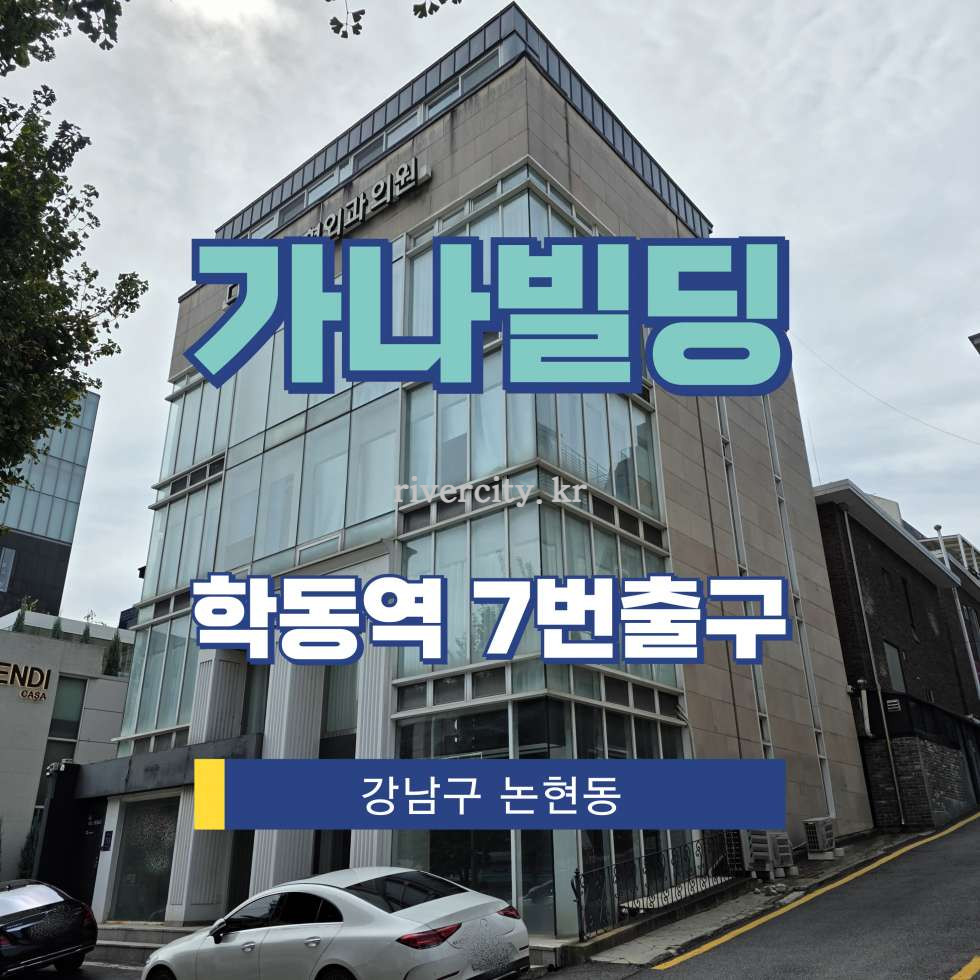 서울 강남구 논현동 34-20 [논현동/가나빌딩] 학동역 사무실 임대 월세 매물번호 15715 사진 1