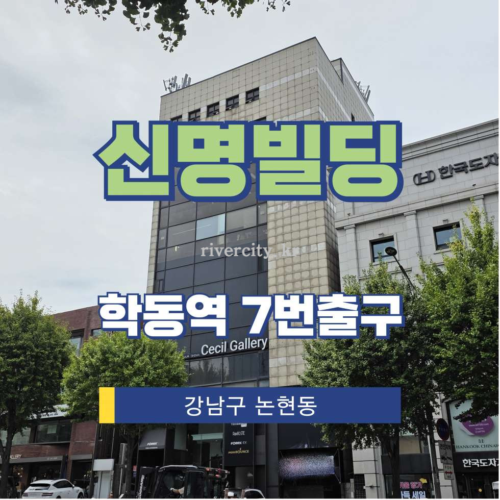서울 강남구 논현동 33-22 [논현동/신명빌딩] 학동역 사무실 임대 월세 매물번호 15712 사진 1