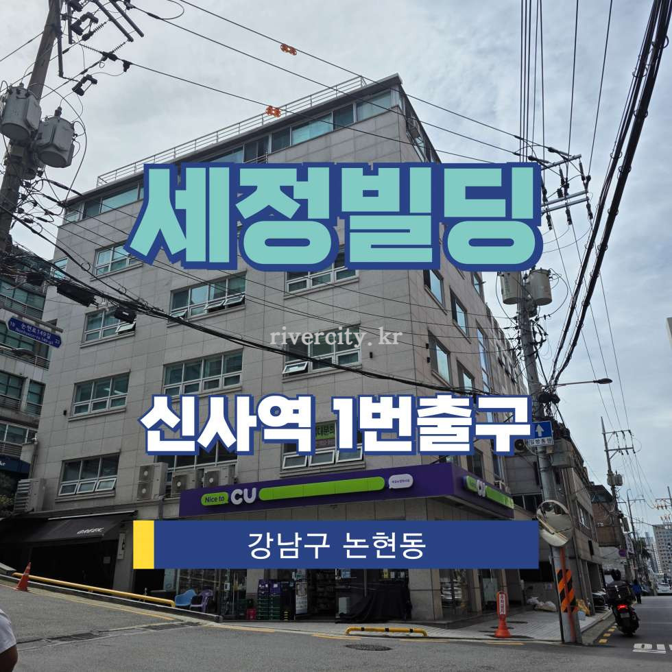 서울 강남구 논현동 10-10 [논현동/세정빌딩] 신사역 상업시설 임대 월세 매물번호 15703 사진 1