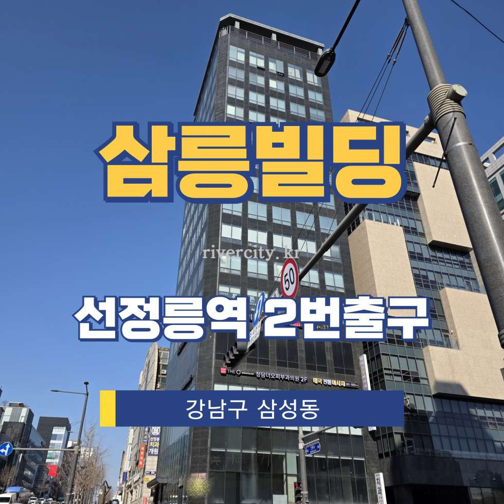 서울 강남구 삼성동 37-20 [삼성동/삼릉빌딩] 선정릉역 사무실 임대 월세 매물번호 16984 사진 1