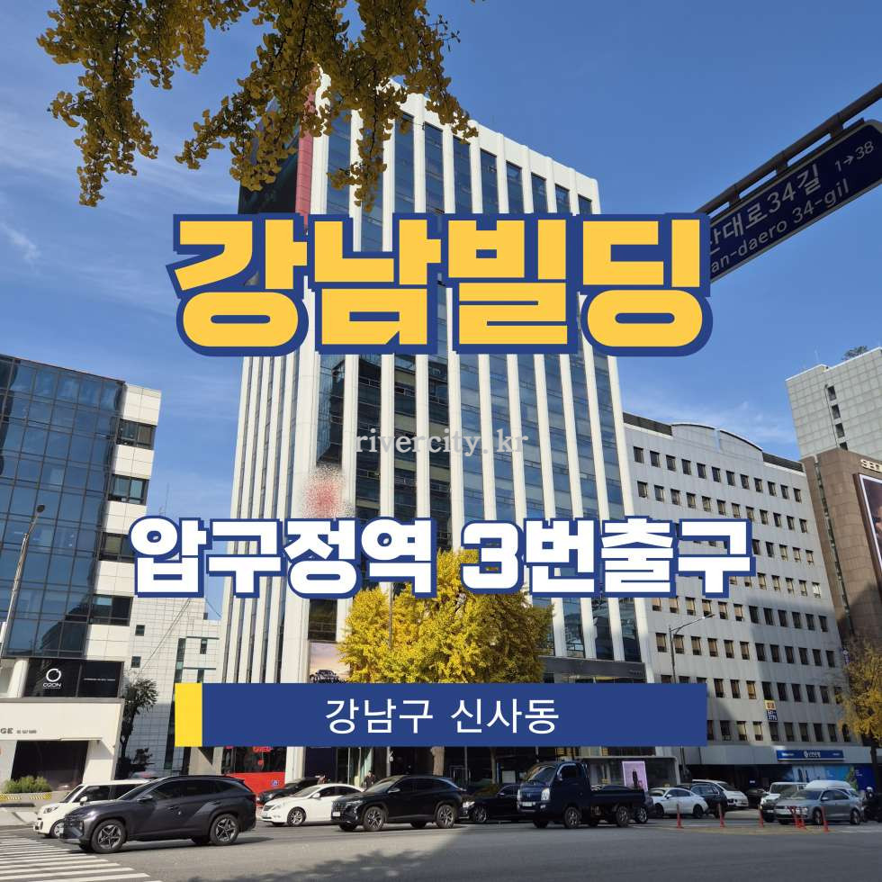 서울 강남구 신사동 588-21 [신사동/강남빌딩] 압구정역 사무실 임대 월세 매물번호 16487 사진 1