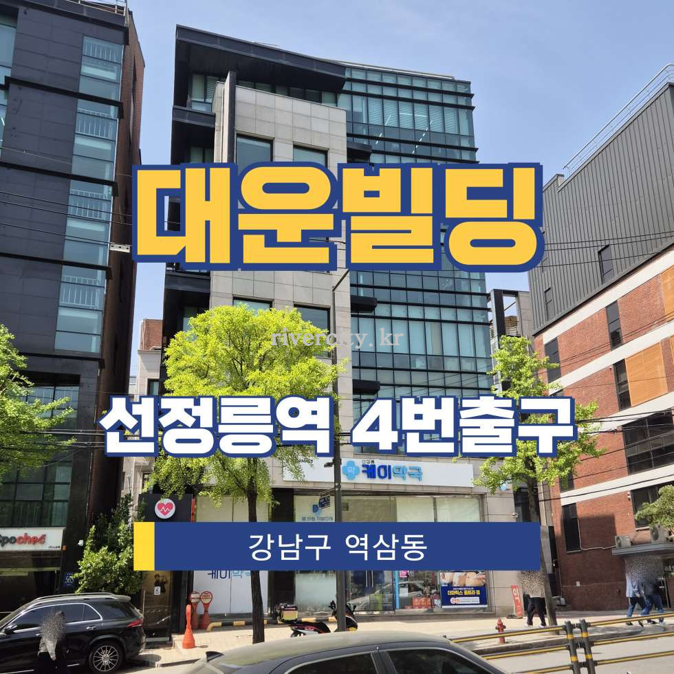 서울 강남구 역삼동 683-10 [역삼동/대운빌딩] 선정릉역 사무실 임대 월세 매물번호 17270 사진 1