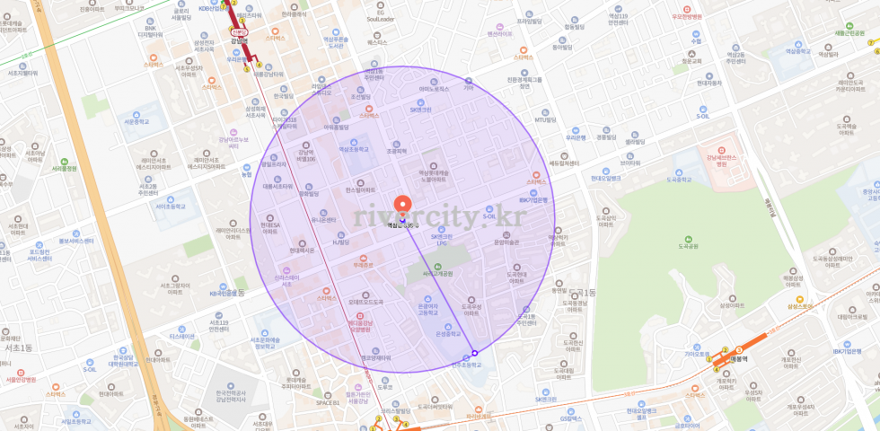 서울 강남구 역삼동 839-6 [역삼동/아미빌딩] 양재역 사무실 임대 월세 매물번호 16971 사진 3