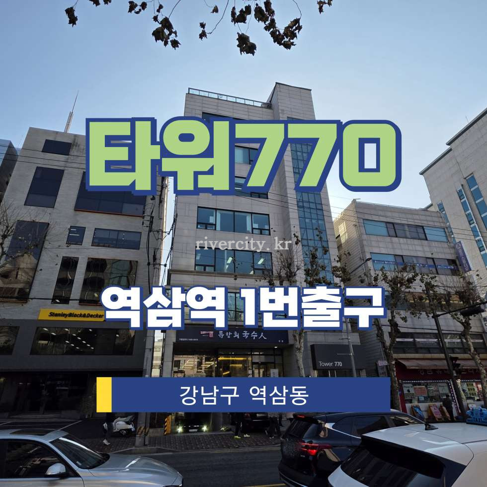 서울 강남구 역삼동 770-1 [역삼동/타워770] 역삼역 사무실 임대 월세 매물번호 16767 사진 1