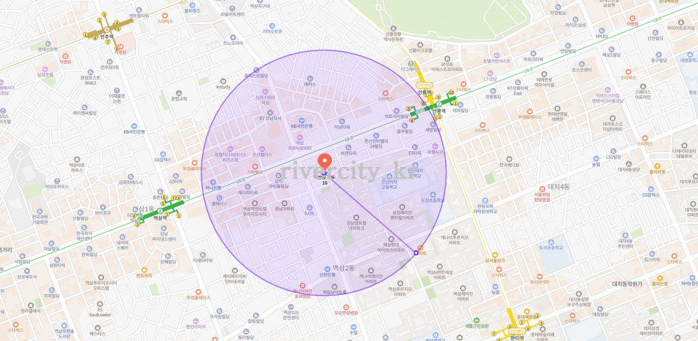 반경500m
