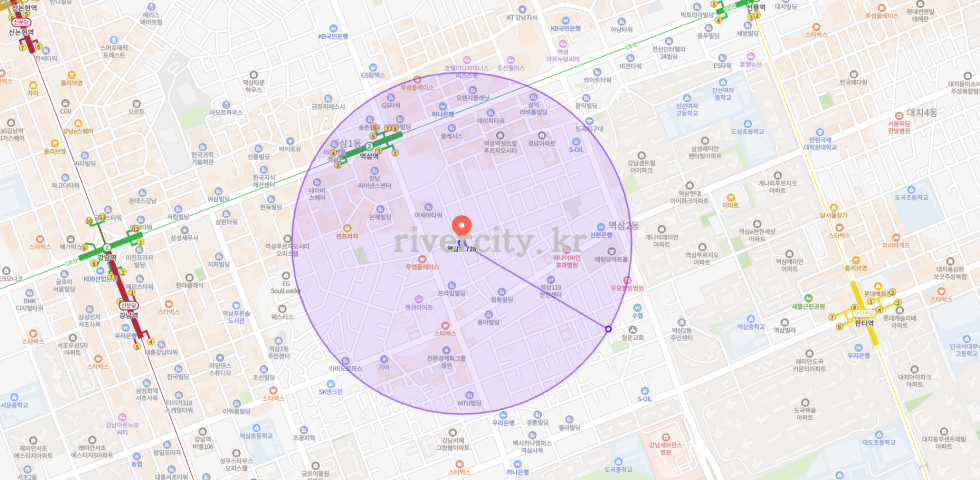 반경500m