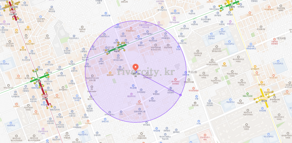 반경500m
