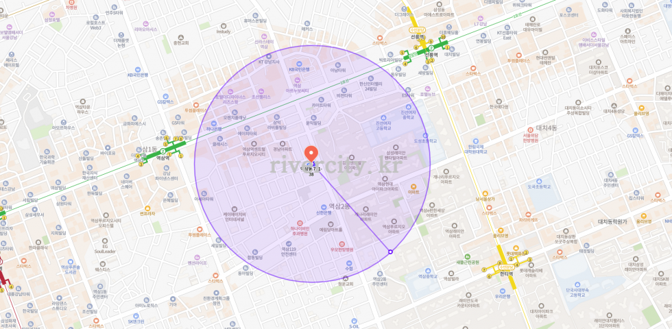 반경500m