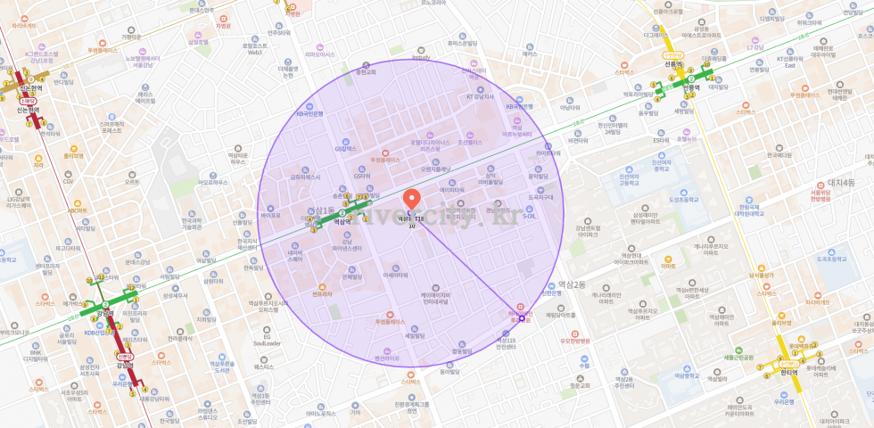 반경500m
