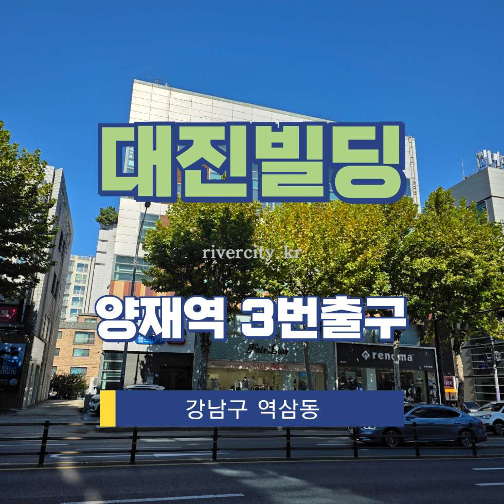 서울 강남구 역삼동 840-8 [역삼동/대진빌딩] 양재역 사무실 임대 월세 매물번호 16673 사진 1