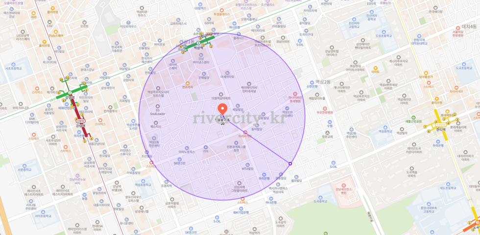 반경500m
